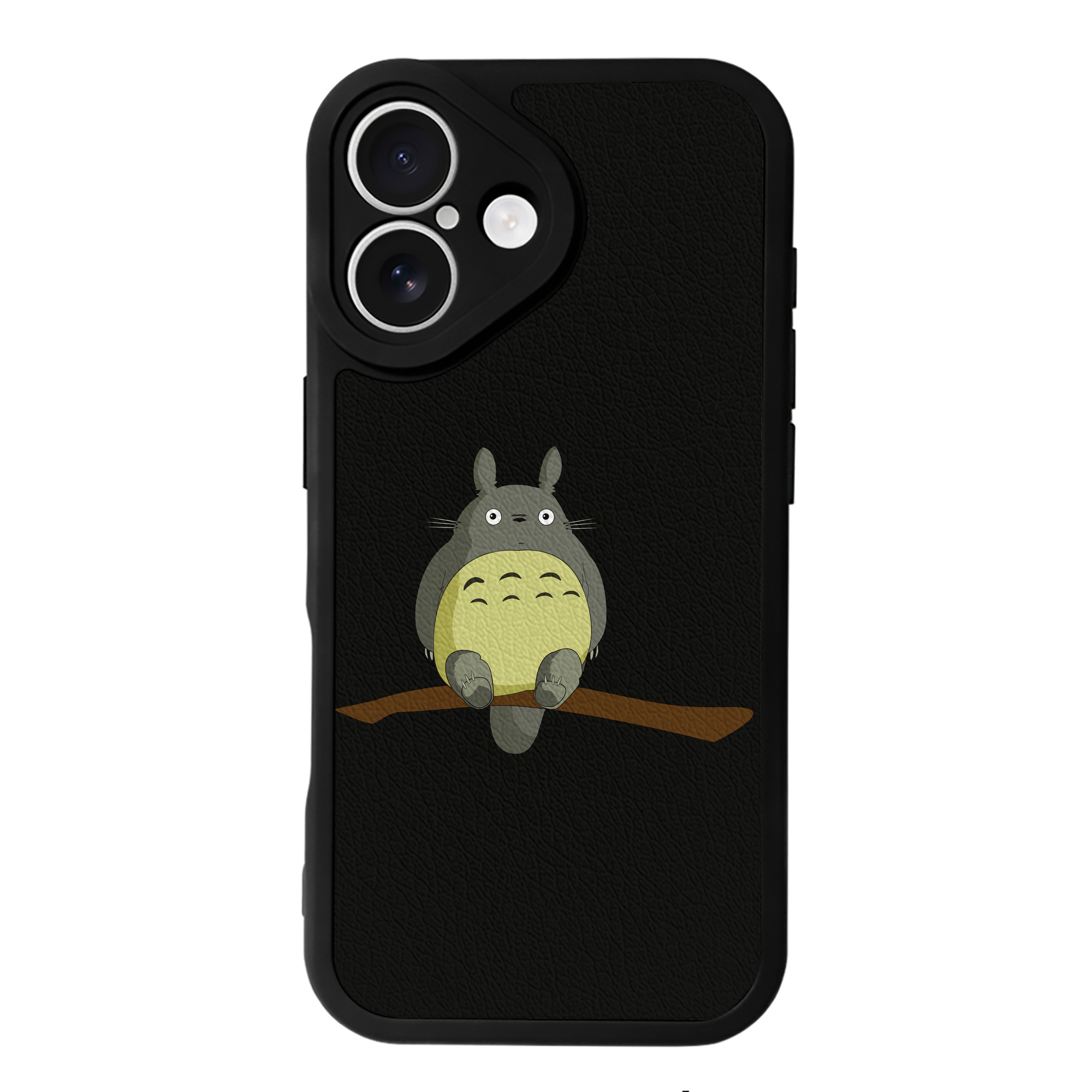 （画像用） となりのトトロ 草壁メイ 草壁サツキ My Neighbor Totoro Satsuki Kusakabe Mei Kusakabe 【iPhone 16シリーズ対応】シリコンスマホケース（レザー調） 材質：シリコン